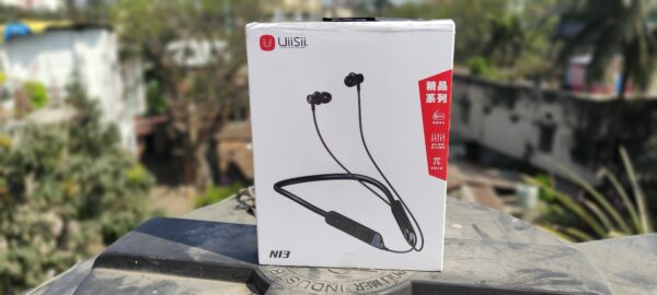 UiiSii N13 Neckband (Neck-Mounted) Bluetooth Earphone- - Headphone - Neckband