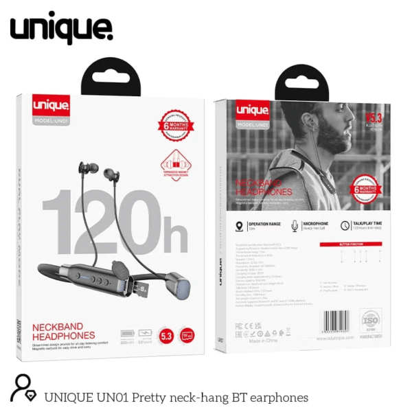 Unique UN01 Neckband Headphones